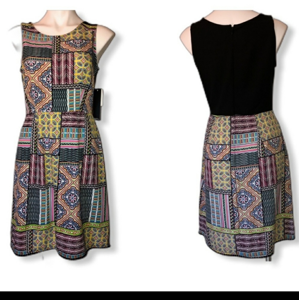 Nicole miller pattern dress